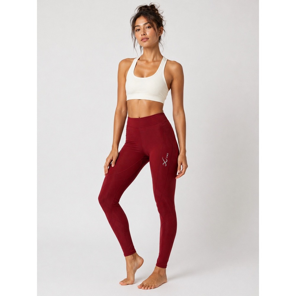 CW-X Compression Leggings Womens M Syrah Endurance Generator Tights Gorpcore